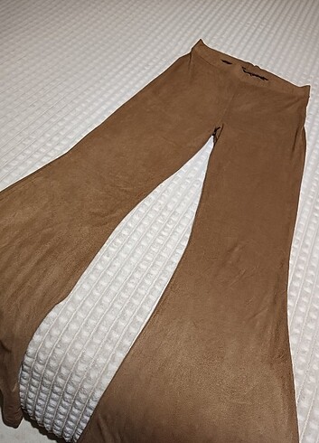 Zara Süet Tayt Pantolon  - Görsel 4