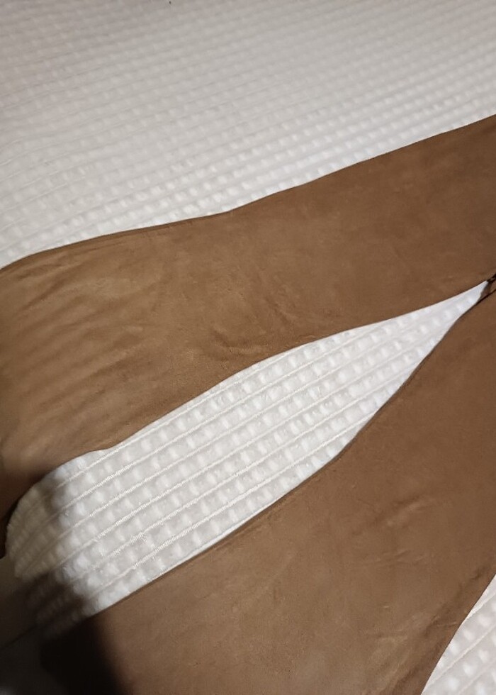 Zara Süet Tayt Pantolon  - Görsel 3