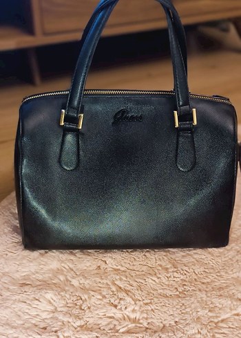 Guess Siyah Deri Tokalı Kadın Çantası - Görsel 6