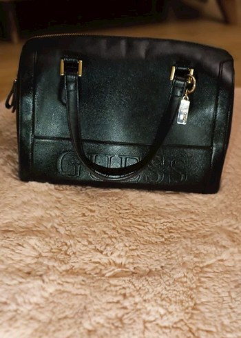 Guess Siyah Deri Tokalı Kadın Çantası - Görsel 7