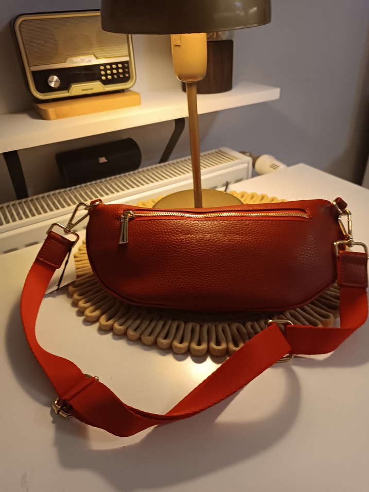 Parigi Deri Bel Omuz Çantası - Görsel 2