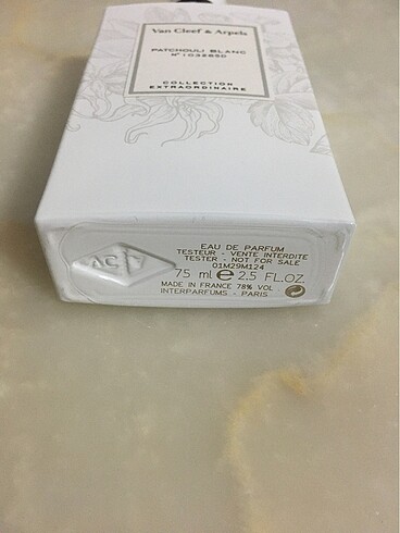  Beden Van Cleef & Arpels Patchoulı Blanc