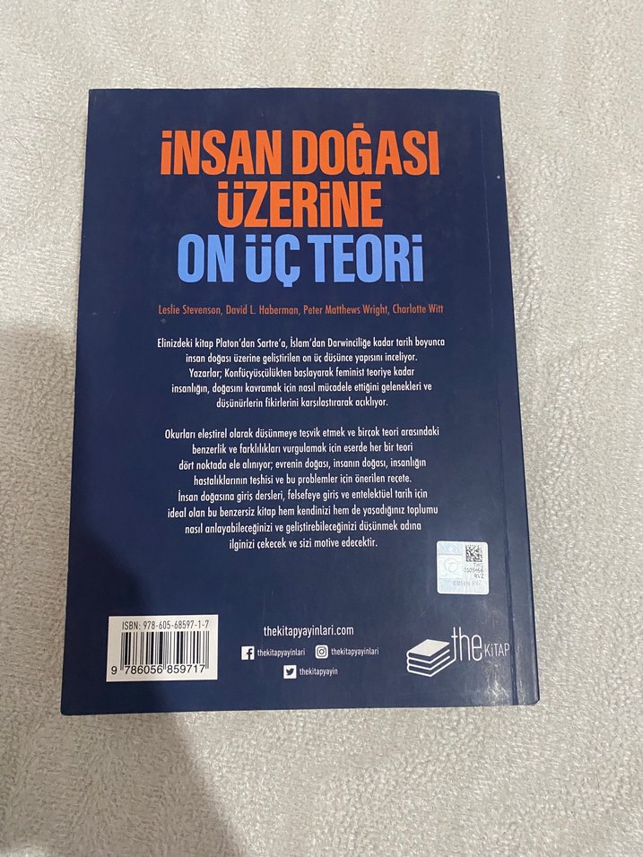 İnsan Doğası Üzerine On Üç Teori Kitabı - Görsel 2