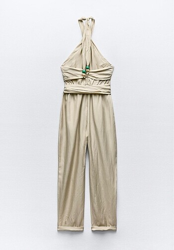 xs Beden camel Renk Zara tulum