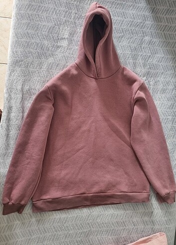 Gül kurusu sweatshirt