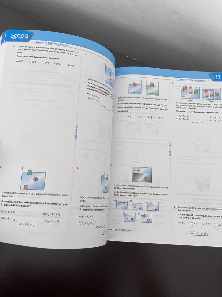 Hamza Eren Sarp 10. Sınıf Fizik Soru Bankası - Görsel 2