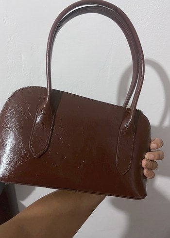Miu Miu Kahverengi Deri Kadın Çanta - Görsel 2