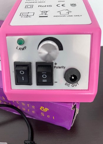 Beden Renkli Elektrikli Manikür ve Pedikür Seti frezze