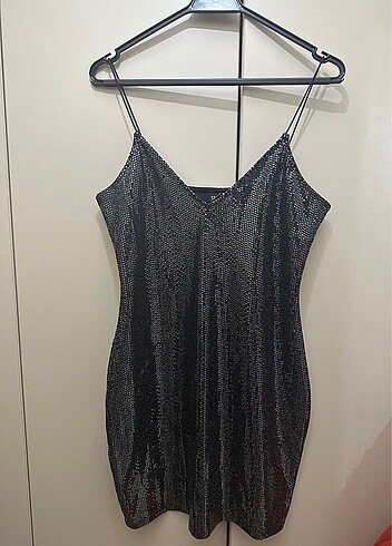 H&M payetli elbise