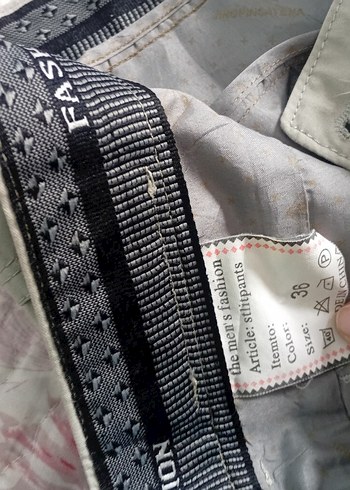 36 Beden Bej Rahat Kesim Kadın Kumaş Pantolon sayılı giyildi