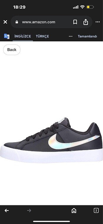 Nike court sneaker