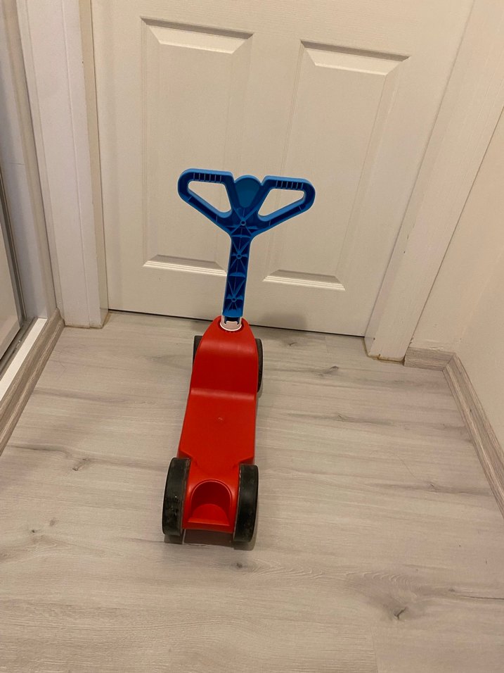 Çocuk Scooter'ı Kırmızı - Görsel 3