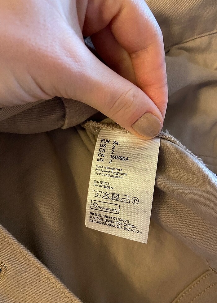 H&m hiç giyilmemiş ceket - Görsel 4