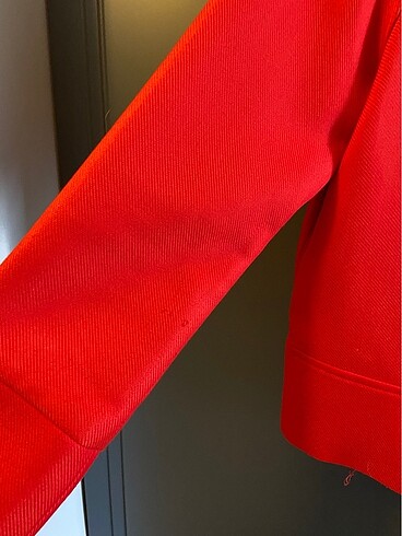 Milla kırmızı ceket, az kullanışmış - Görsel 2