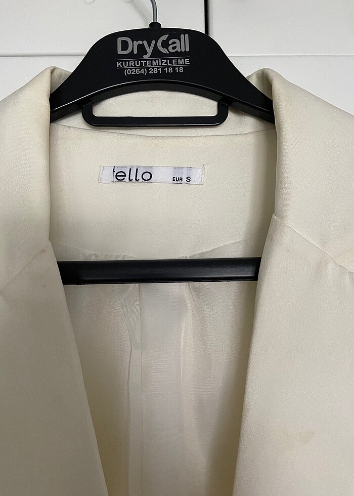 Beyaz blazer ceket - Görsel 2