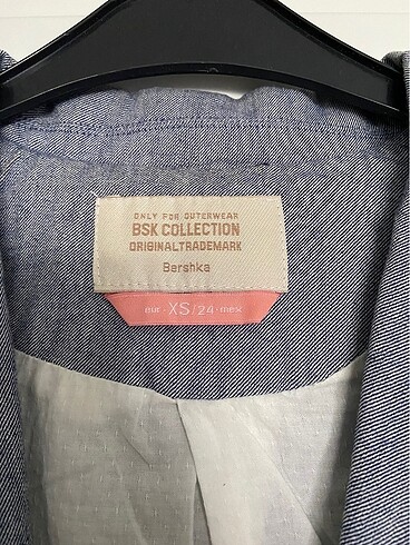 Bershka marka, kısa blazer ceket keten - Görsel 4