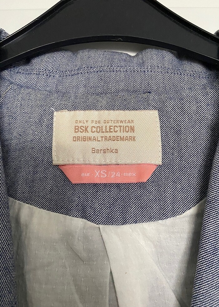 Bershka marka, kısa blazer ceket keten - Görsel 4