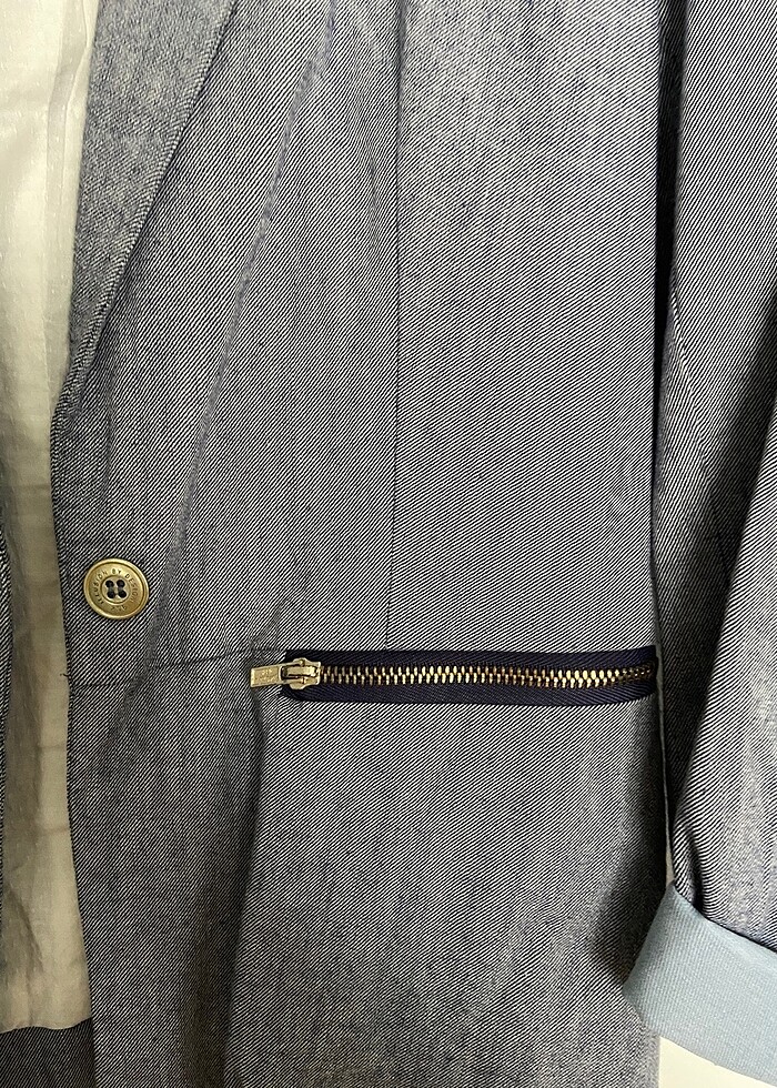 Bershka marka, kısa blazer ceket keten - Görsel 2