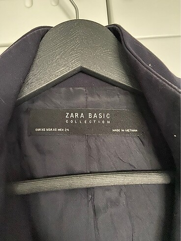 Zara lacivert blazer ceket - Görsel 2
