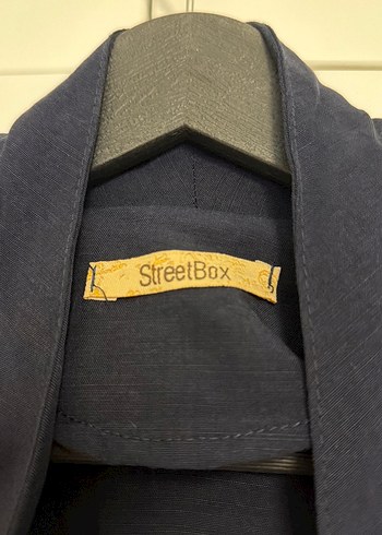 Lacivert Kemerli Kolsuz Yelek - Görsel 2