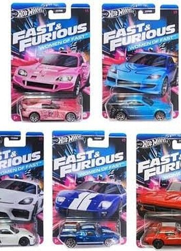 Hot wheels FF Women set