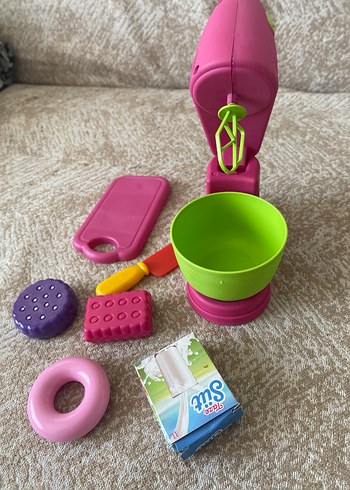 Renkli Oyuncak Mikser Seti - Görsel 2