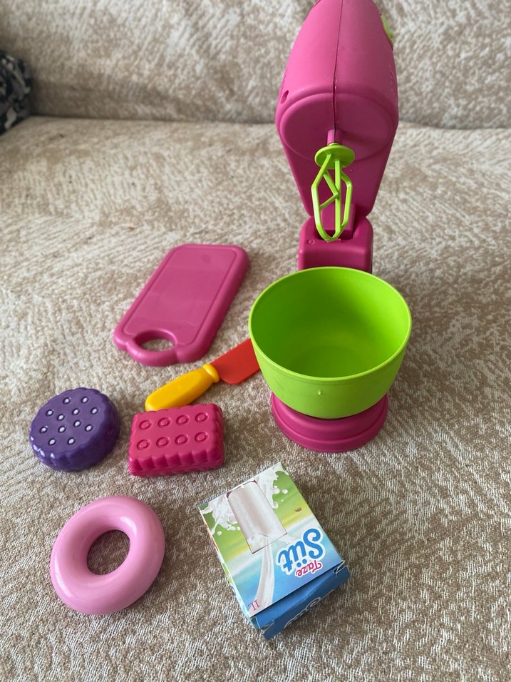 Renkli Oyuncak Mikser Seti - Görsel 2