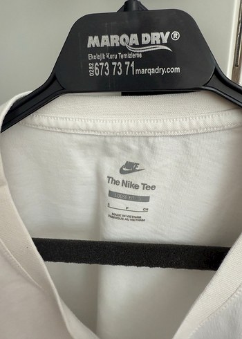 s Beden beyaz Renk Beyaz Nike Baskılı Crop Tişört