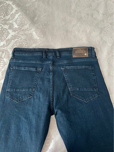 38 Beden Erkek kot pantolon slim fit