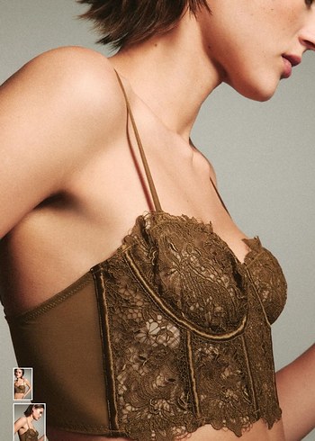 Zara Dantelli bralet sütyen - Görsel 4