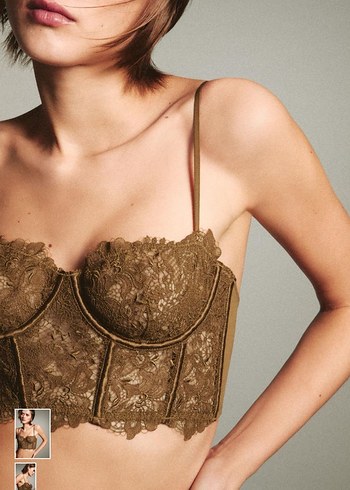 Zara Dantelli bralet sütyen - Görsel 3