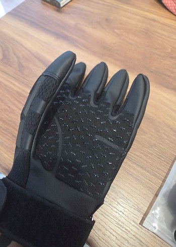 Siyah Desenli Erkek Motosiklet Eldiveni - Görsel 2