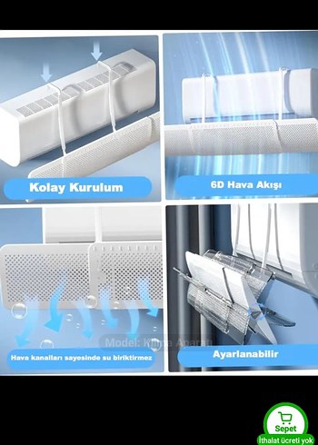 Klima önü hava dağıtıcı - Görsel 3