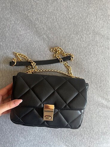 stradivarius siyah canta
