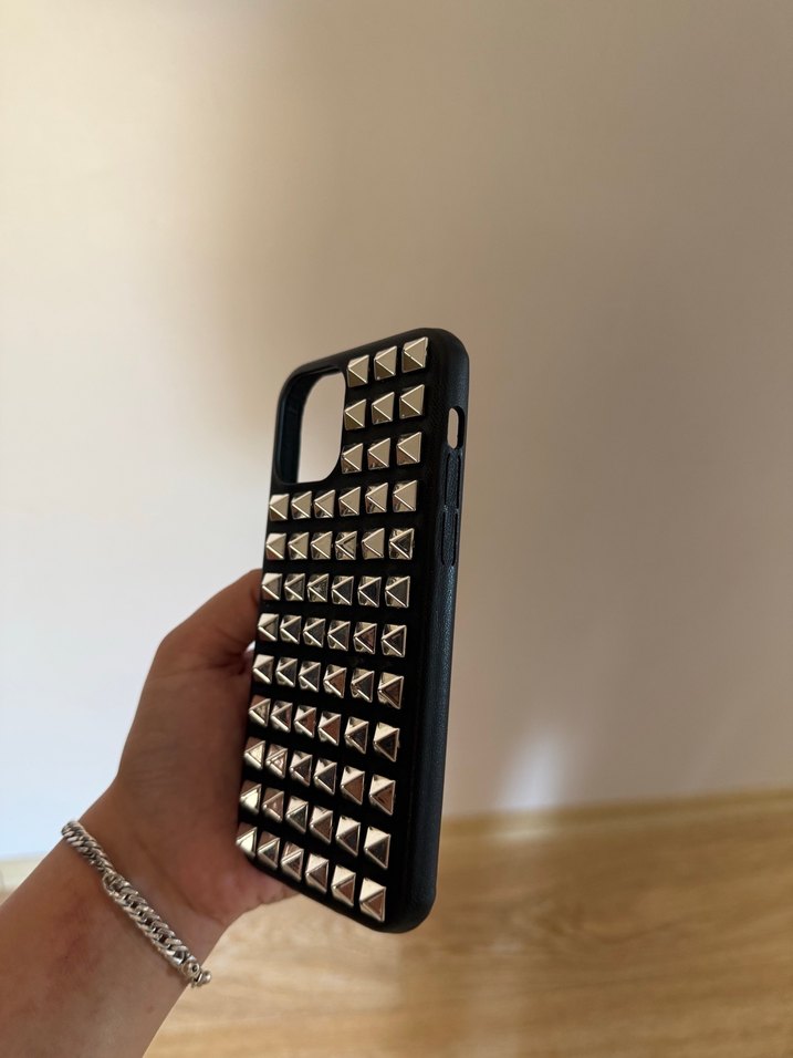 Siyah Punk Telefon Kılıfı - Görsel 3