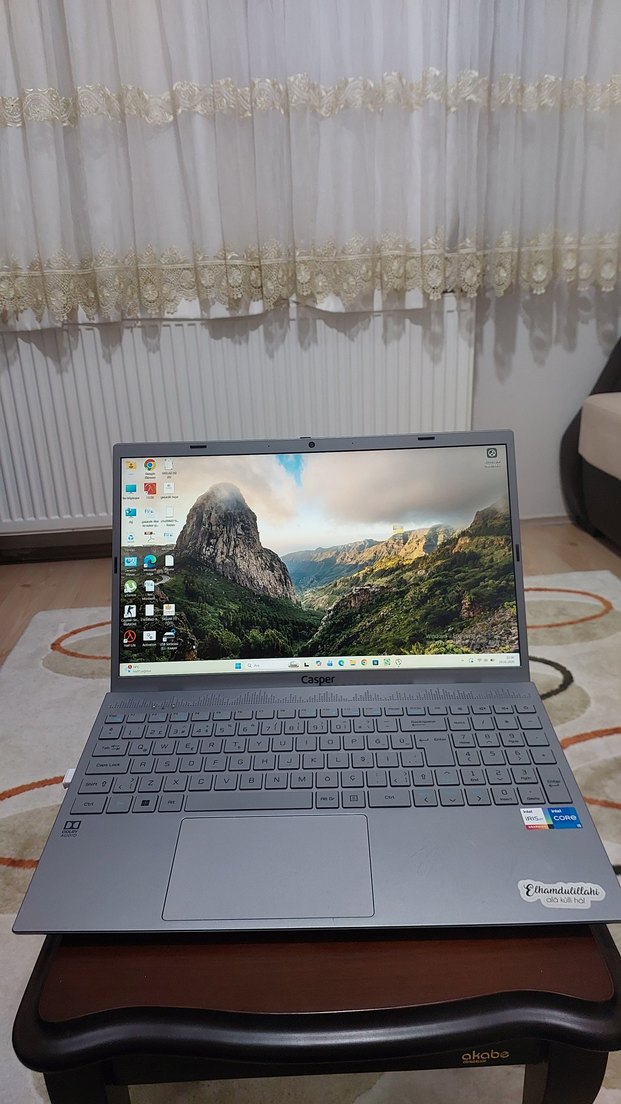 Gri Casper Dizüstü Bilgisayar - Görsel 3