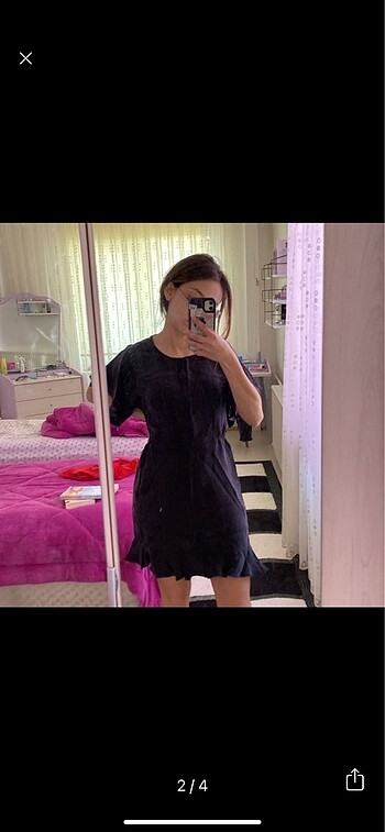 Zara Zara füme elbise