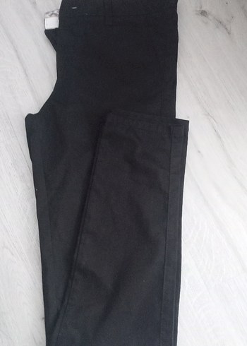 Erkek Siyah Kumaş Pantolon