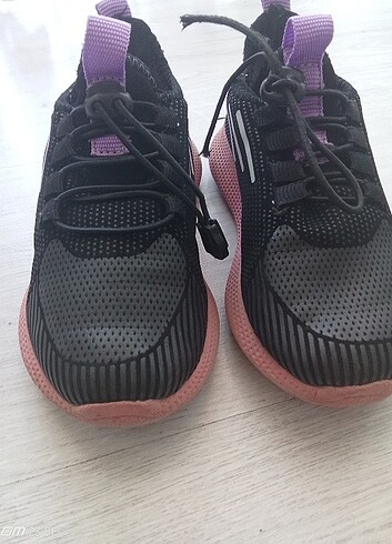 28 Beden siyah Renk Kız çocuk spor ayakkabı