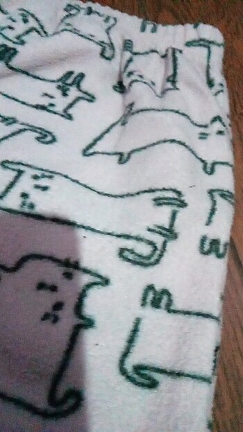 11-12 Yaş Beden çeşitli Renk Kız pijama