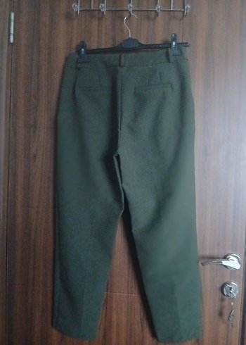 haki kadın kumaş pantolon