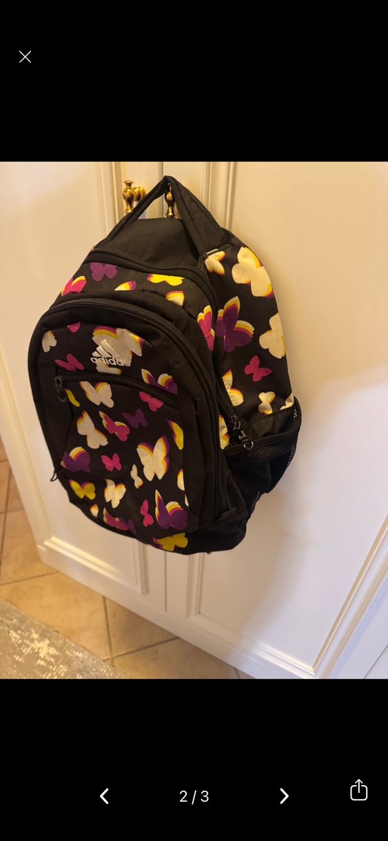 Adidas Renkli Baskılı Kadın Sırt Çantası - Görsel 2