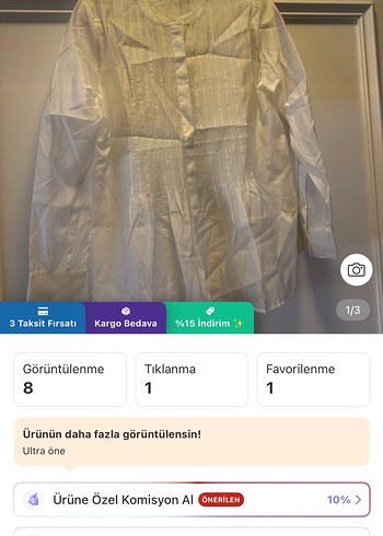 Banana Republic Düğmeli Beyaz Keten Kadın Gömlek - Görsel 4