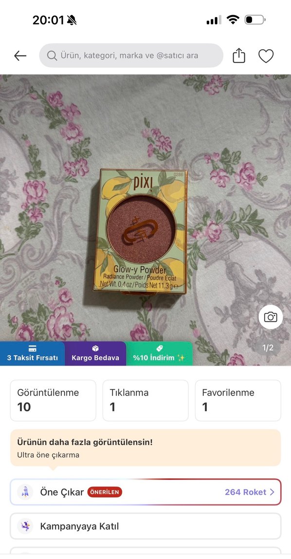 Pixi Glow-y Powder Allık - Bej Ton - Görsel 3