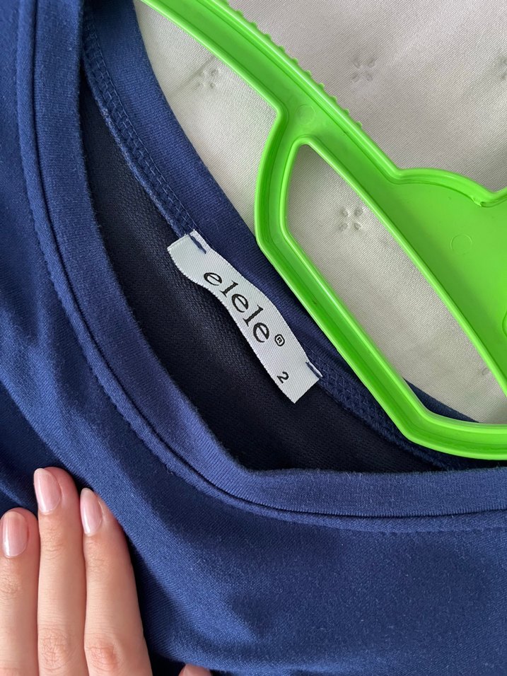 Lacivert Kadın Eşofman Takımı Midi Boy - Görsel 3