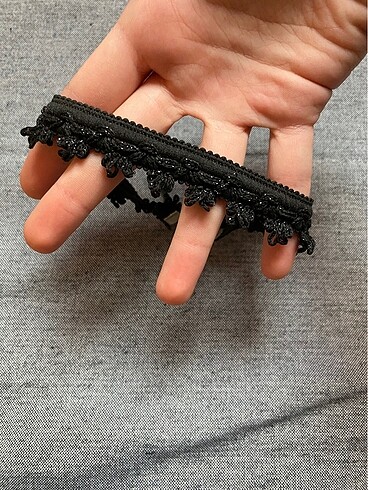 y2k gothic goth pırıltılı choker