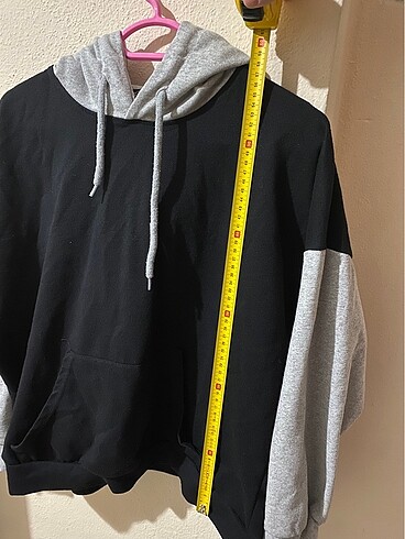 m Beden siyah Renk trendyol alaçatı bloklu sweatshirt