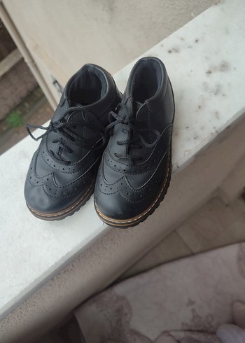 Koyu Siyah Erkek Çocuk Özel Gün Ayakkabısı - Görsel 2