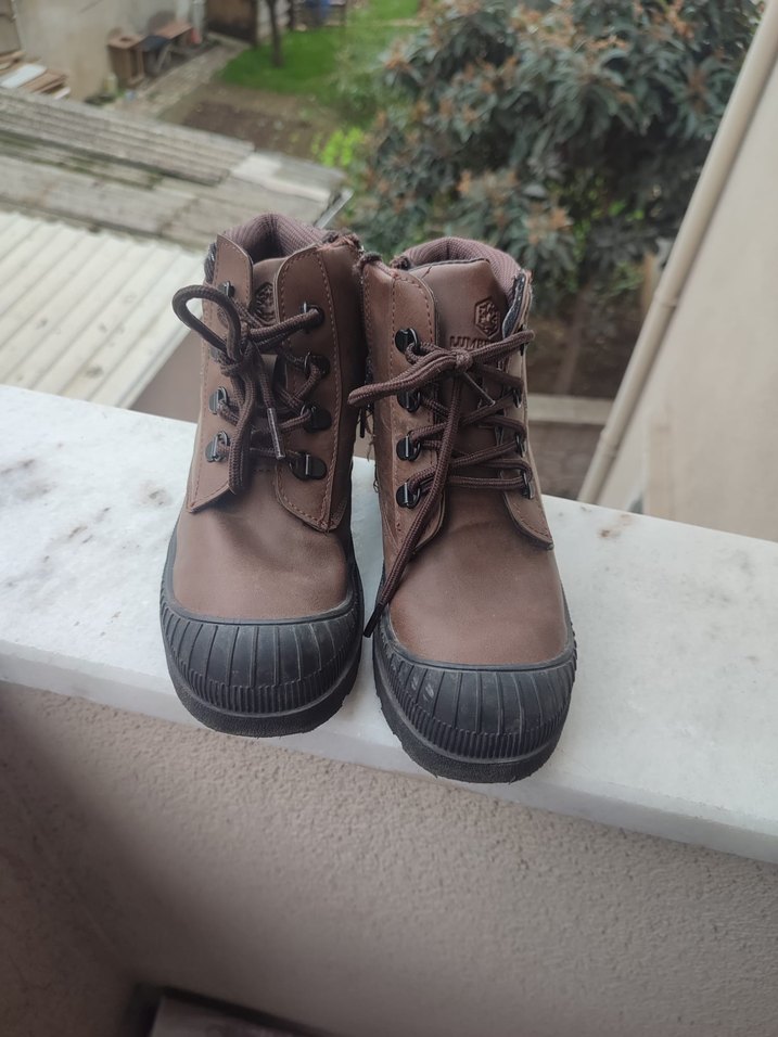 Kahverengi Erkek Çocuk Kauçuk Bot - Görsel 2