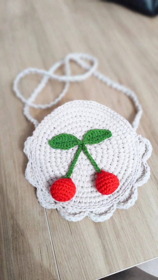 Renkli Nakışlı Turuncu Bebek Çantası - Görsel 2